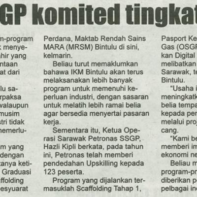 5 Disember 2024 Utusan Sarawak Pg.8 Ikm Petronas Sgp Komited Tingkat Kemahiran Belia