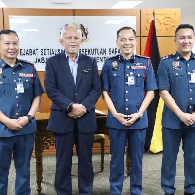 14 Januari 2025 - Telah menerima kunjungan daripada YS PKPjB Jamri bin Masran, Pengarah Jabatan Bomba dan Penyelamat Malaysia Negeri Sarawak 