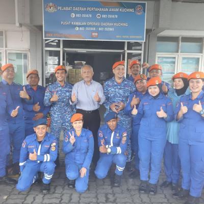 31 Januari 2025 - Berkunjung ke Pejabat Kawalan Operasi Daerah Kuching, Angkatan Pertahanan Awam Malaysia (APM) bertempat di bangunan TM300, Jalan Simpang Tiga, Kuching.