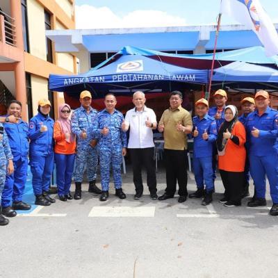 8 Februari 2025 – Lawatan ke Pejabat Daerah Pertahanan Awam (PDPA) Bintulu, bertempat di Kompleks Wisma Persekutuan Bintulu dan melawat penghuni Kuarters Gunasama Persekutuan Bintulu yang terjejas akibat banjir.