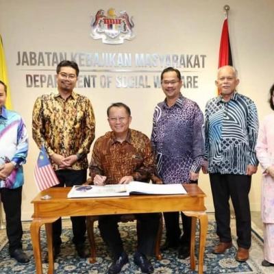 13 Mac 2025 - Bersama-sama delegasi Kerajaan Sarawak  yang diketuai oleh Setiausaha Kerajaan Sarawak dalam sesi perjumpaan dengan YBhg. Datuk Che Murad Sayang bin Ramjan, Ketua Pengarah Jabatan Kebajikan Masyarakat Malaysia (KPKM) 