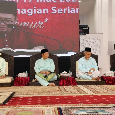 17 Mac 2025 - Hadir ke Majlis Sambutan Nuzul Al-Quran Peringkat Sarawak Tahun 1446H 2025M di Masjid Bahagian Serian.