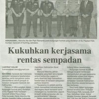 6 April 2025 Suara Sarawak Pg.5 Kukuhkan Kerjasama Rentas Sempadan