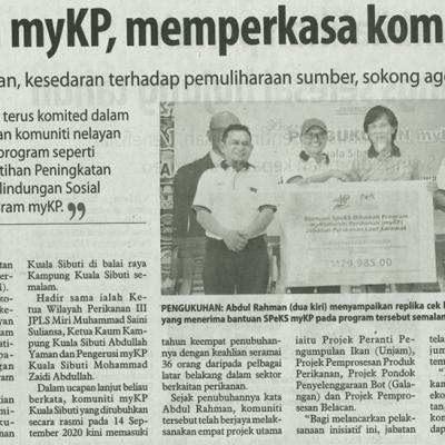 22 Mei 2025 Utusan Borneo Pg.6jpls Teruskan Mykp Memperkasa Komuniti Nelayan