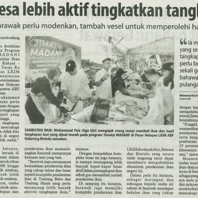 8 Mei 2025 Utusan Borneo Pg.5nelayan Digesa Lebih Aktif Tingkatkan Tangkapan Lkim
