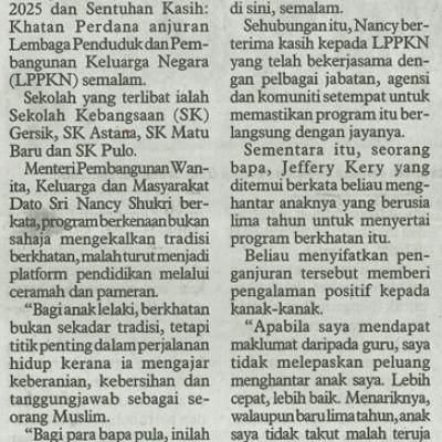 14 September 2025 Utusan Borneo Pg.3 100 Kanak Kanak Menyertai Program Berkhatan Beramai Ramai