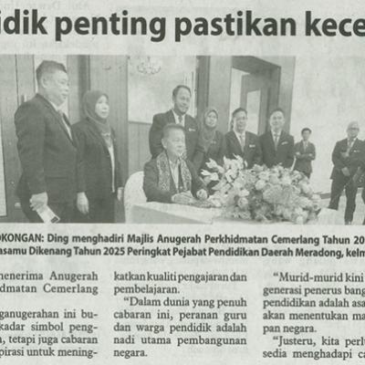 6 September 2025 Utusan Borneo Pg.4 Komitmen Warga Pendidik Penting Pastikan Kecemerlangan Pendidikan