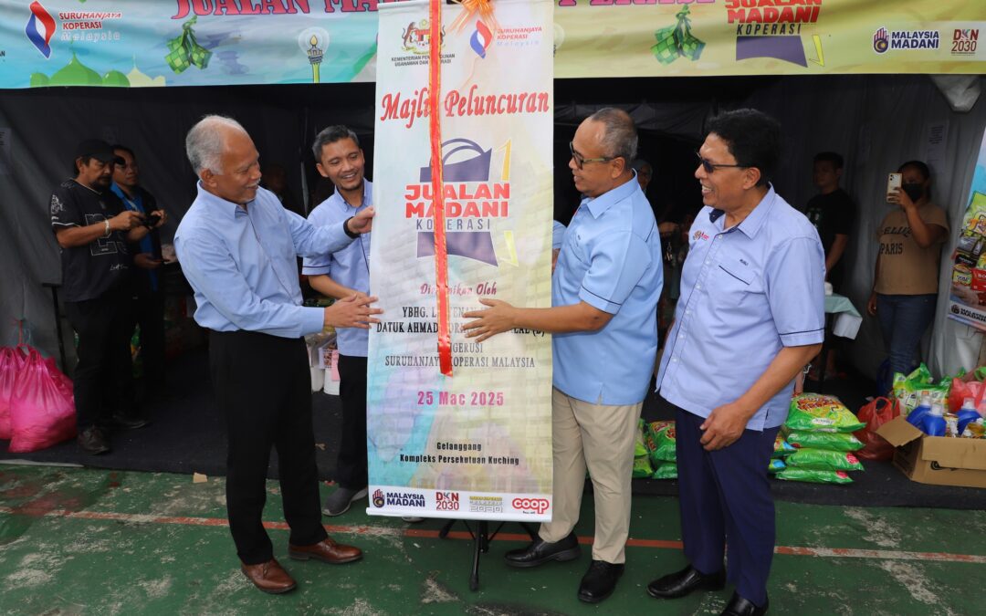 25 March 2025 – Attended the Launching Ceremony of the JMK Cooperative MADANI Sales Program officiated by YBhg Lieutenant General Datuk Ahmad Norihan Bin Jalal, Chairman of the Malaysian Cooperative Commission