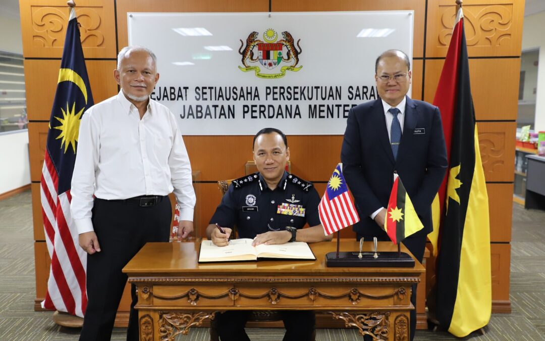 10 February 2025 – Received a farewell visit from YDH DCP Datuk Ibrahim bin Darus, Deputy Commissioner of Police, Royal Malaysian Police Sarawak Contingent.