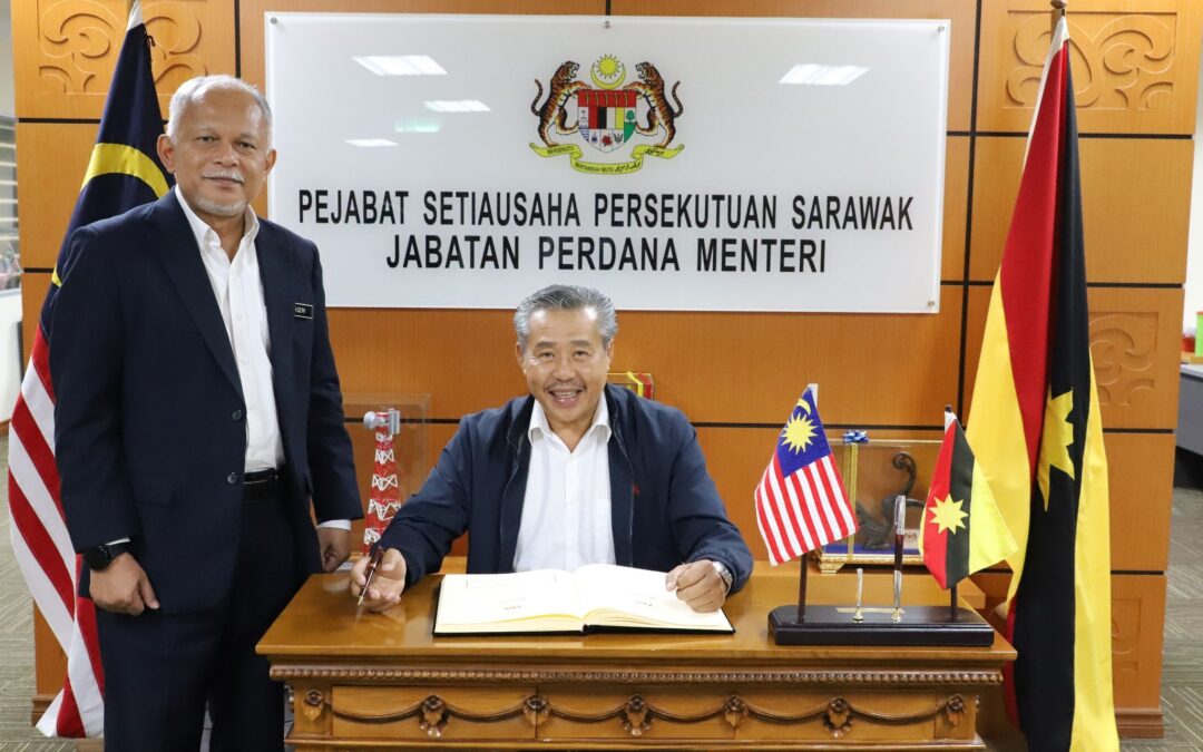 24 February 2025 – Received a courtesy visit from Mr. Leonard Sabu, Secretary of the Malaysia Crime Prevention Foundation (MCPF) Sarawak.