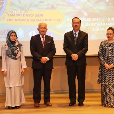 6 September 2024 – Merasmikan Program INTAN Mindshare bertemakan “Unsung Heroes: Stories of Resilience and Success” anjuran INTAN Kampus Wilayah Sarawak