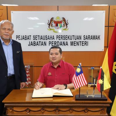13 December 2024 – Received the presence of YM Tengku Mohd Dzaraif Raja Abdul Kadir, Deputy Head of Protocol, Protocol and Consular Department, Ministry of Foreign Affairs.
