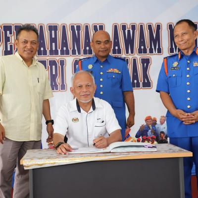 11 Jun 2024 – Lawatan Rasmi ke Pusat Pertahanan Awam Sarawak, BGP Dan INTAN Wilayah Sarawak