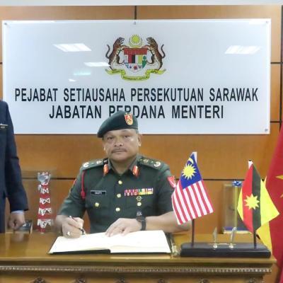 5 Julai 2024 – Kunjungan Hormat daripada Brigedier Jeneral Mohd Sauffi bin Haji Omar, Panglima Briged Ketiga Infantri Malaysia