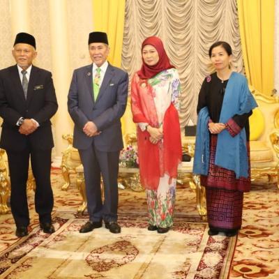 2 April 2024 – Kunjungan Hormat ke atas Yang di-Pertua Negeri Sarawak, Tuan Yang Terutama (TYT) Tun Pehin Sri Dr. Haji Wan Junaidi Tuanku Jaafar