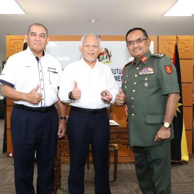 30 Januari 2024 – Kunjungan Hormat Daripada Panglima Logistik Tentera Darat, Markas Pemerintahan Logistik Tentera Darat
