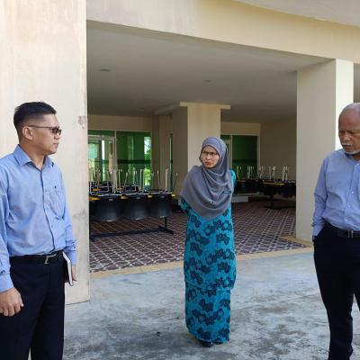 04 November 2024 – Visiting the INTAN Leadership (I-Lead) Park Construction Project site at INTAN Sarawak Regional Campus (INSARA) Kota Samarahan and also the INSARA Air Conditioning System Upgrading and Maintenance Project.